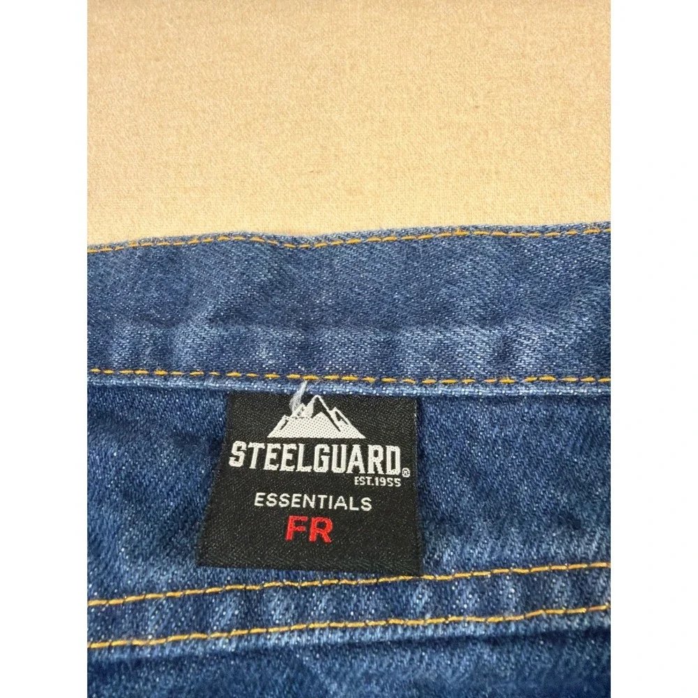 Aramark Westex Indura FR Flame Resistant Jeans Blue Denim 34x30 CAT 2 ATPV 22 #3